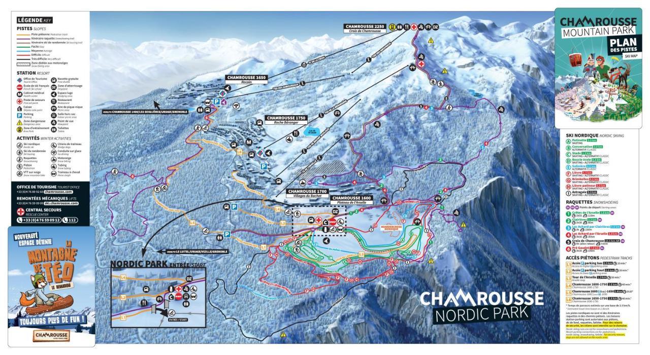 Meleze B *** Plein Sud Apartment Chamrousse Exterior foto